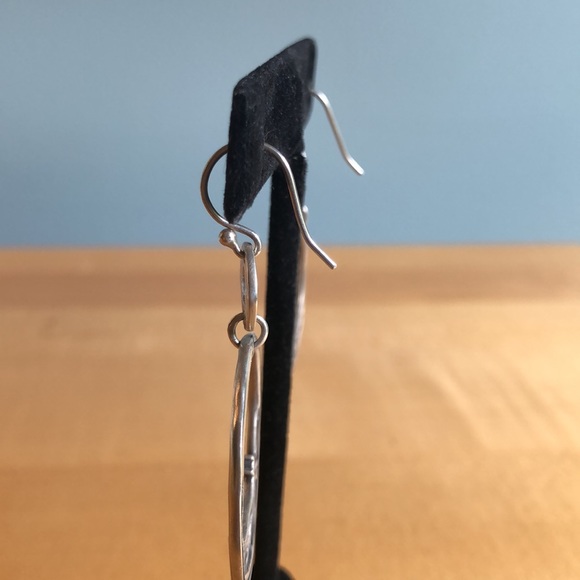 Silpada Silver Hoop Earrings - Picture 3 of 7